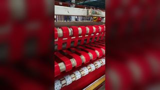 Προσαρμοσμένη κόκκινη ταινία συσκευασίας BOPP Ασφαλίστε τις αποστολές σας