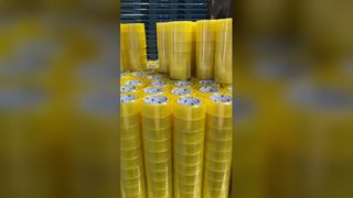 Κίτρινη ταινία συσκευασίας Κουτιά ασφαλείας με ισχυρή σφράγιση