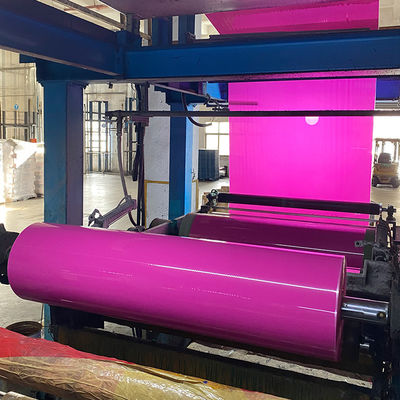 Ταινία ζαμπού Jumbo Roll 1.28*4000m Τυπωμένη Διαφανής Ευαίσθητη πλαστική ταινία συσκευασίας Bopp