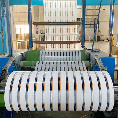 Τυπωμένη ταινία συσκευασίας Jumbo Roll Bopp με ακρυλική κόλλα για βιομηχανικές συσκευασίες